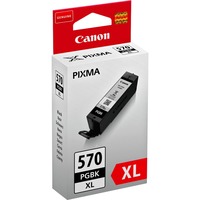 Canon PGI-570PGBK XL blækpatron 1 stk Original Højt (XL) udbytte Sort Sort, Højt (XL) udbytte, Sort, Pigmentbaseret blæk, 22 ml, 1 stk, 500 Sider