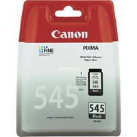 Canon PG-545 blækpatron 1 stk Original Standard udbytte Sort Standard udbytte, Sort, Pigmentbaseret blæk, 1 stk, 180 Sider, Enkelt pakke