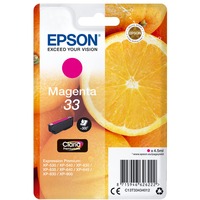 Epson Oranges C13T33434012 blækpatron 1 stk Original Standard udbytte Magenta Standard udbytte, Pigmentbaseret blæk, 4,5 ml, 300 Sider, 1 stk