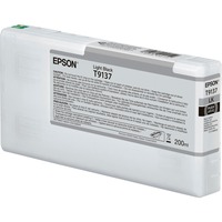 Epson T9137 Light Black Ink Cartridge (200ml), Blæk Standard udbytte, Lys sort, Pigmentbaseret blæk, 200 ml, 1 stk