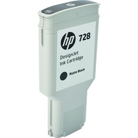 HP 728 300 ml DesignJet-blækpatron, matsort matsort, Pigmentbaseret blæk, Pigmentbaseret blæk, 300 ml, 1 stk