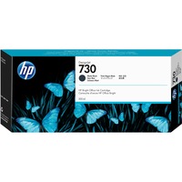 HP 730 300-ml Matte Black DesignJet Ink Cartridge, Blæk Pigmentbaseret blæk, Pigmentbaseret blæk, 300 ml, 1 stk