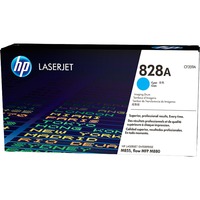 HP 828A 1 stk Printertromler HP LaserJet Enterprise Flow M830, M880 HP LaserJet Enterprise M855 HP LaserJet Flow M880 HP..., 1 stk, 30000 Sider, Laserprint, Blå, Sort