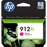 HP 912XL Original Ink-blækpatron med høj kapacitet, magenta magenta, Højt (XL) udbytte, Pigmentbaseret blæk, 10,4 ml, 825 Sider, 825 Sider, 1 stk