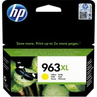 HP 963XL Original Ink-blækpatron med høj kapacitet, gul gul, Højt (XL) udbytte, Pigmentbaseret blæk, 22,92 ml, 1600 Sider, 1 stk