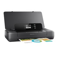 HP Officejet 200 Mobile Trådløst Farve Printer, Ink-jet printer Sort, Farve, 2, 4800 x 1200 dpi, A4, 500 sider pr. måned, 10 sider pr. minut