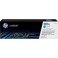 HP Original 201X LaserJet-tonerpatron med høj kapacitet, cyan cyan, 2300 Sider, Blå, 1 stk