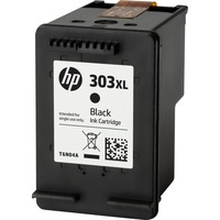 HP Original 303XL-blækpatron med høj kapacitet, sort sort, Højt (XL) udbytte, Pigmentbaseret blæk, 12 ml, 600 Sider, 1 stk, Enkelt pakke