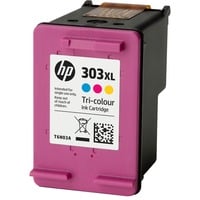 HP Original 303XL-blækpatron med høj kapacitet, trefarvet trefarvet, Højt (XL) udbytte, Farvebaseret blæk, 415 Sider, 1 stk