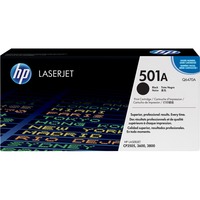 HP Original 501A LaserJet-tonerpatron, sort Sort, sort, 6000 Sider, Sort, 1 stk, Detail