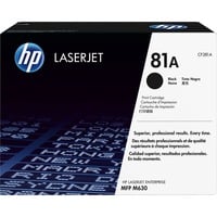 HP Original 81A LaserJet-tonerpatron, sort sort, 10500 Sider, Sort, 1 stk