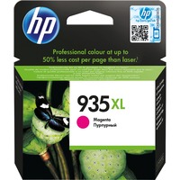 HP Original 935XL-blækpatron med høj kapacitet, magenta magenta, Højt (XL) udbytte, Pigmentbaseret blæk, 825 Sider, 1 stk