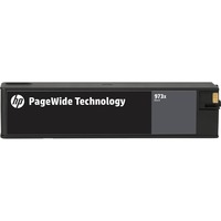 HP Original 973X PageWide-patron med høj kapacitet, sort, Blæk sort, Højt (XL) udbytte, Pigmentbaseret blæk, 182,5 ml, 10000 Sider, 1 stk