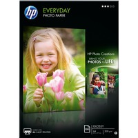 HP almindeligt fotopapir, blankt, 100 ark/A4/210 x 297 mm blankt, 100 ark/A4/210 x 297 mm, Glans, 200 g/m², Inkjet, A4, 21x29.7 cm, 100 ark
