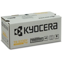Kyocera TK-5230Y tonerpatron 1 stk Original Gul 2200 Sider, Gul, 1 stk