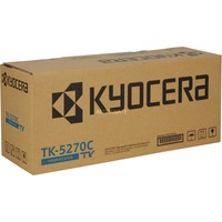 Kyocera TK-5270C tonerpatron 1 stk Original Blå 6000 Sider, Blå, 1 stk