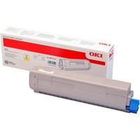 OKI 46471113 tonerpatron 1 stk Original Gul 5000 Sider, Gul, 1 stk