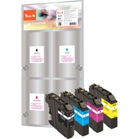Peach 317209 (PI500-85) blækpatron 4 stk Kompatibel Højt (XL) udbytte Sort, Blå, Magenta, Gul Højt (XL) udbytte, Sort, Blå, Magenta, Gul, 19 ml, 8,1 ml, 4 stk, Kombinationspakke