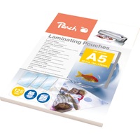 Peach 510439 plastlomme 25 stk, Film Transparent, A5, 25 stk