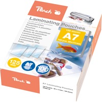 Peach PP525-05 plastlomme 100 stk, Film Transparent, Blank, A7, 0,125 mm, 100 stk