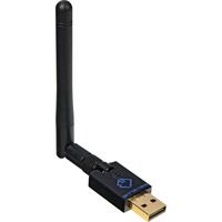 GigaBlue WLAN 600 Mbps 600 Mbit/s, Wi-Fi-adapter Sort, Ledningsført, USB, WLAN, Wi-Fi 4 (802.11n), 600 Mbit/s, Sort