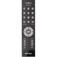 TechniSat IsiZapper Universal fjernbetjening TV Tryk på knapper, Fjernbetjeningen Sort, TV, Tryk på knapper, Sort