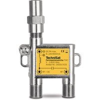 TechniSat Power Inserter FW1 Kabelfordeler Sølv Sølv, Kabelfordeler, 75 ohm (Ω), 5 - 2600 Mhz, Sølv, Hunstik, 33 mm