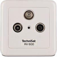 TechniSat TechniPro RV 600-10 stikdåse Hvid, Samledåse Hvid