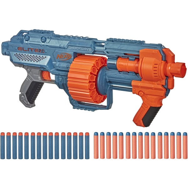 Hasbro E9527EU40 snurretop, NERF gun Lyseblå/Orange, Dreng/Pige, 8 År, Flerfarvet
