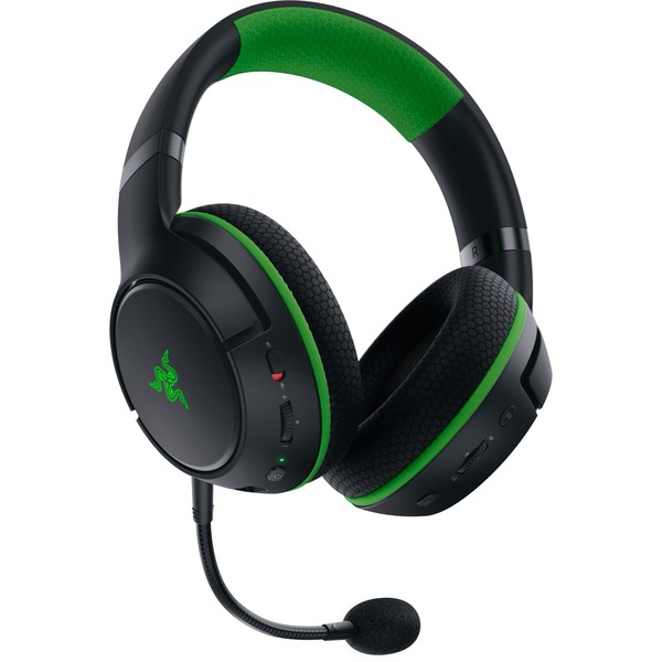 Razer Kaira Pro for Xbox Headset Bluetooth Sort, Gaming headset Sort/Grøn, Headset, Headset, Spil, Sort, Binaural, Volume +,Volume -