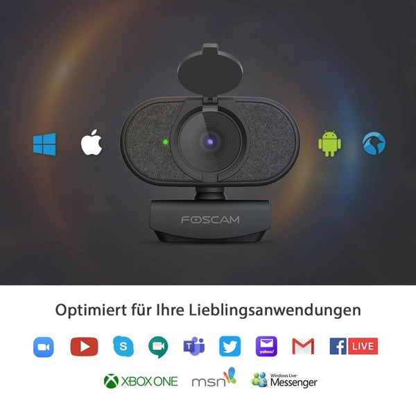 Foscam W25, Webcam Sort