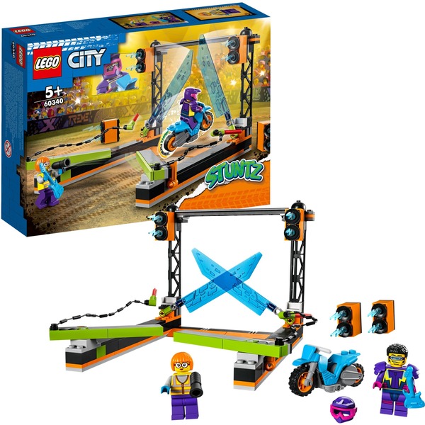 Shinkan knap Planlagt Lego City Kniv-stuntudfordring, Bygge legetøj Byggesæt, 5 År, Plast, 154  stk, 382 g