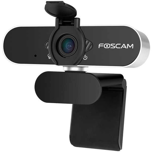 Foscam W21 webcam 2 MP 1920 x 1080 pixel USB Sort Sort/Sølv, 2 MP, 1920 x 1080 pixel, 30 fps, 1920x1080@25fps,1920x1080@30fps, 1080p, H.264