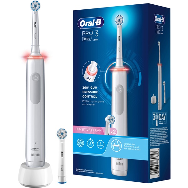 brysomme Strømcelle Datum Oral-B El-tandbørste Hvid
