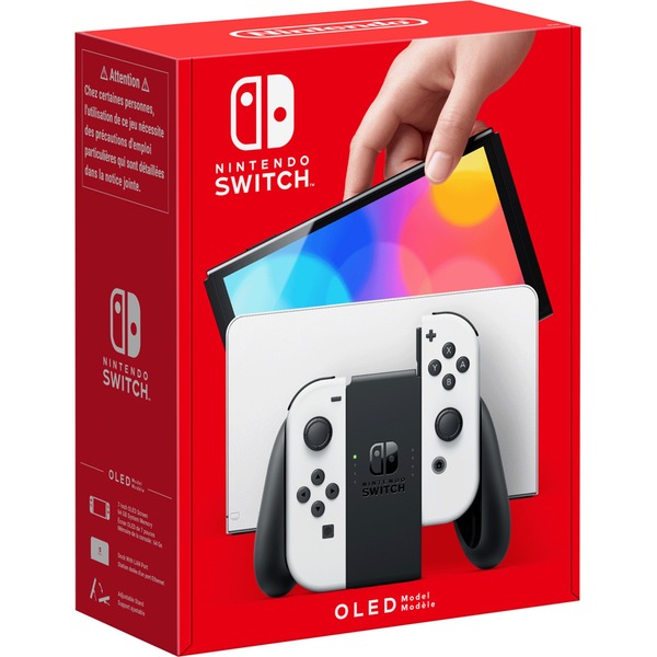 Paranafloden Ung dame pen Nintendo Switch OLED bærbar spilkonsol 17,8 cm (7") 64 GB Berøringsskærm  Wi-Fi Hvid, Spillekonsol