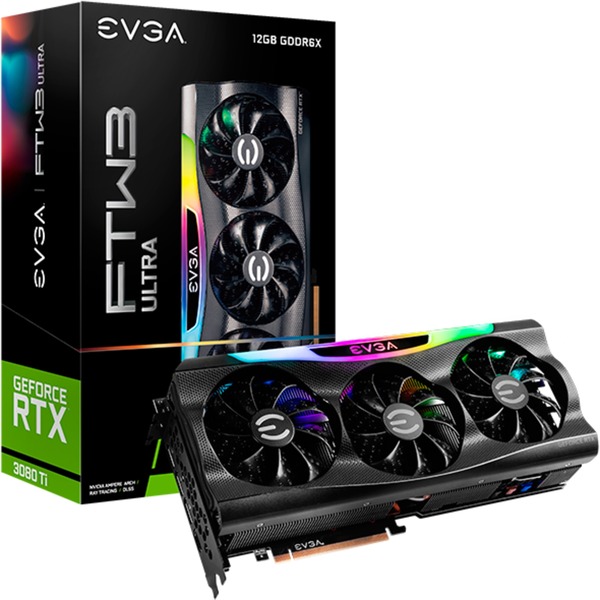 EVGA GeForce RTX 3080 Ti FTW3 ULTRA GAMING NVIDIA 12 GB GDDR6X, Grafikkort GeForce RTX 3080 Ti, 12 GB, GDDR6X, 384 Bit, 7680 x 4320 pixel, PCI Express 4.0