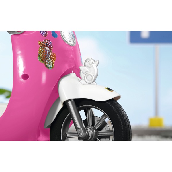 oxiderer alliance acceptere ZAPF Creation City RC Glam-Scooter, Spil køretøj Rosa/Hvid, BABY born City  RC Glam-Scooter, Dukkescooter, 3 År, Batterier påkrævet, 1,71 kg