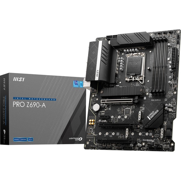 MSI PRO DDR4 bundkort Intel Z690 LGA 1700 ATX Intel, LGA 1700, Intel®