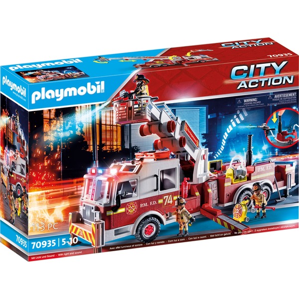 PLAYMOBIL City Action 70935 legetøjssæt, Bygge legetøj multi-coloured, Bil og 5 Plast