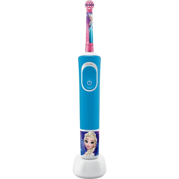 Oral-B Kids Frozen Barn Roterende, pulserende tandbørste Flerfarvet, El-tandbørste Blå/Hvid, Barn, Roterende, pulserende tandbørste, Daglig pleje, Flerfarvet, min, 3 År