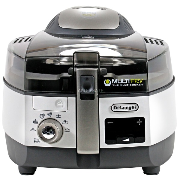 DeLonghi 1396/1 1400 W Sort, Grå, Transparent, Airfryer Sølv, 1400 W, 8