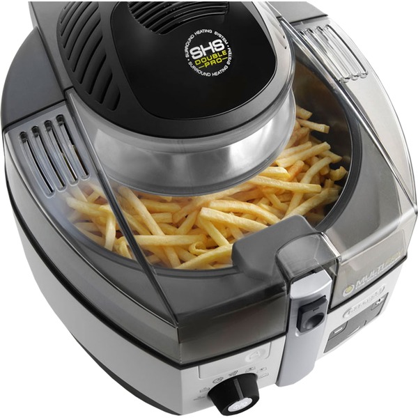 DeLonghi EXTRA CHEF FH1394/1 1,7 L 1400 W Sort, Hvid, Airfryer Sølv, 1