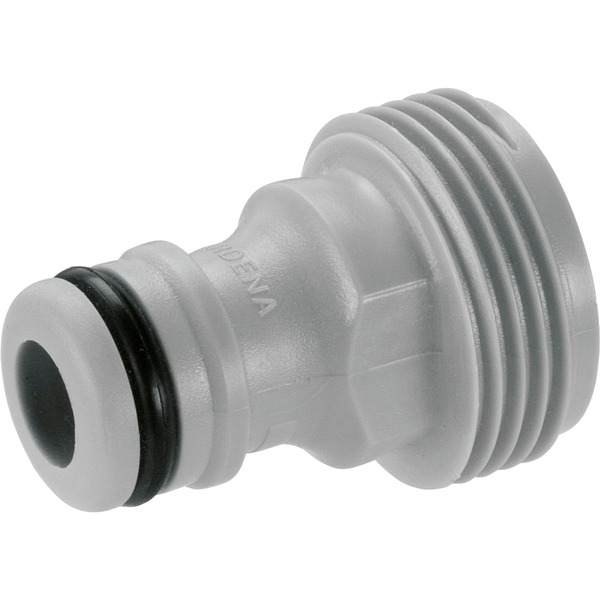 GARDENA 2921-20 vandslange beslag Slangekobling Sort 1 stk grå, 3/4", Hanstik/Hanstik, Sort