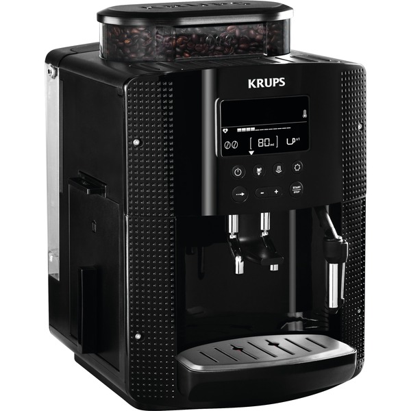 Krups EA8150 Fritstående Espressomaskine Sort 1,7 L 2 kopper Fuld-auto, Kaffe/Espresso Automat