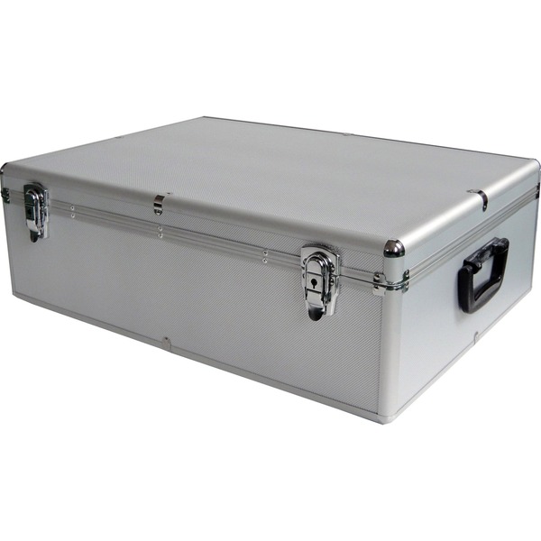 optager håber Tag fat MediaRange BOX78 optisk disk etui Boksetaske 1000 diske Sølv, Kuffert Sølv,  Boksetaske, 1000 diske, Sølv, Fleece, Plast, Træ, 120 mm, Aluminium, Detail