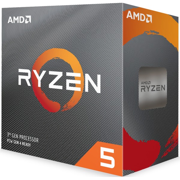 AMD Ryzen 5 3600 processor 3,6 GHz 32 MB L3 Kasse AMD Ryzen 5, Stik AM4, PC, 7 nm, AMD, 3,6 GHz, boxed