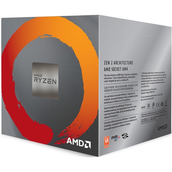 AMD Ryzen 7 3800X processor 3,9 GHz 32 MB L3 AMD Ryzen 7, Stik AM4, PC, 7 nm, AMD, 3,9 GHz