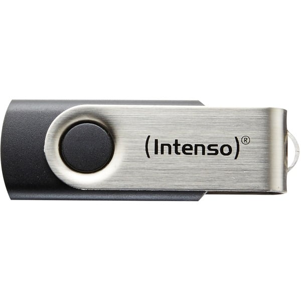 Intenso Basic Line USB-nøgle GB USB Type-A Sølv, USB-stik Sort/