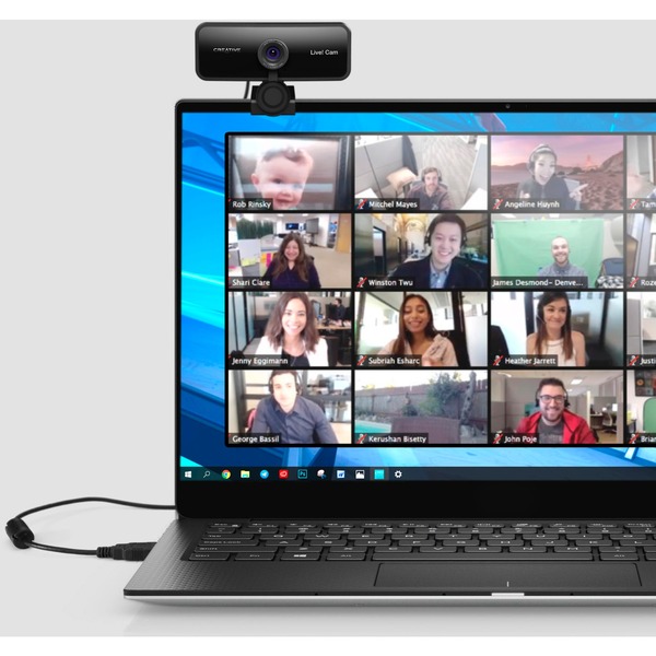Creative Live! Cam Sync 1080p webcam 2 MP 1920 x 1080 pixel USB 2.0 Sort Sort, 2 MP, 1920 x 1080 pixel, 30 fps, 1280x720@30fps,1920x1080@30fps, 720p,1080p, BMP,JPG