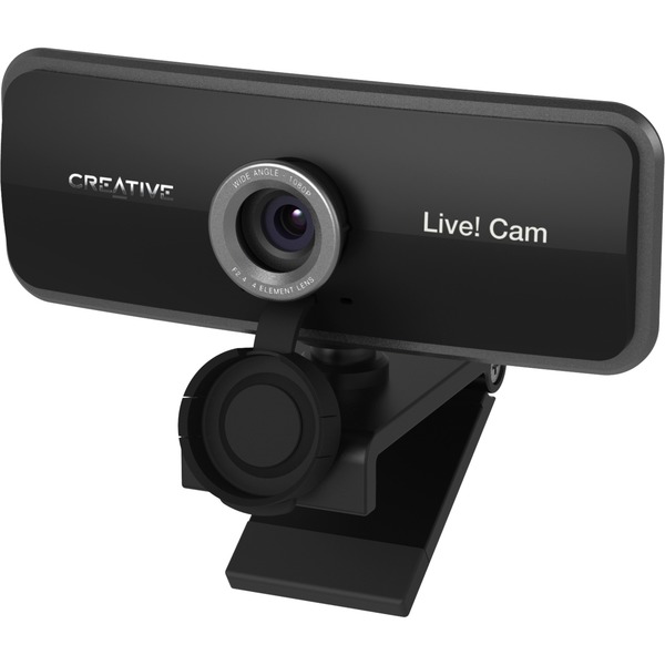 Creative Live! Cam Sync 1080p webcam 2 MP 1920 x 1080 pixel USB 2.0 Sort Sort, 2 MP, 1920 x 1080 pixel, 30 fps, 1280x720@30fps,1920x1080@30fps, 720p,1080p, BMP,JPG